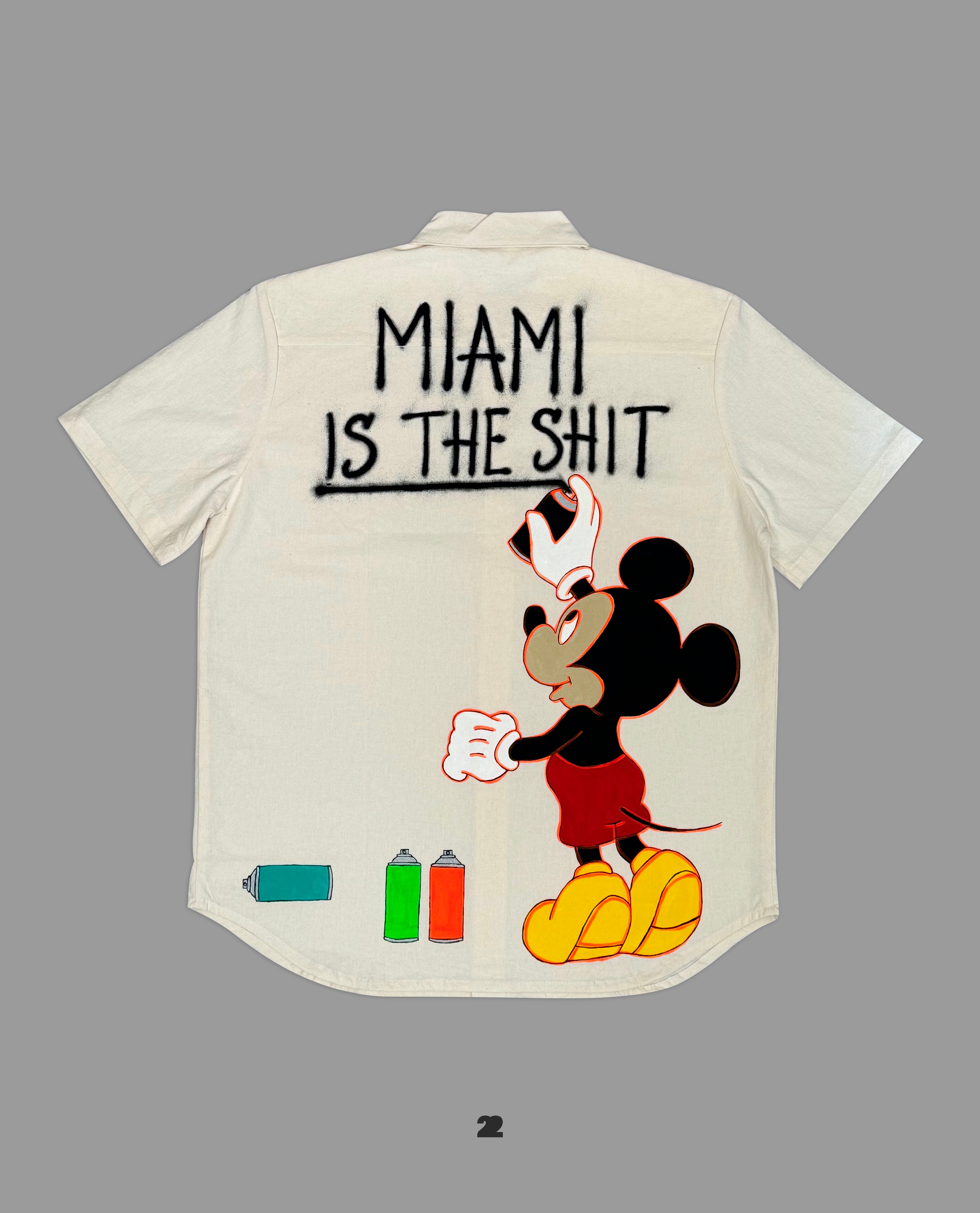 MIAMI IS THE SHIT (HAND PAINTED)