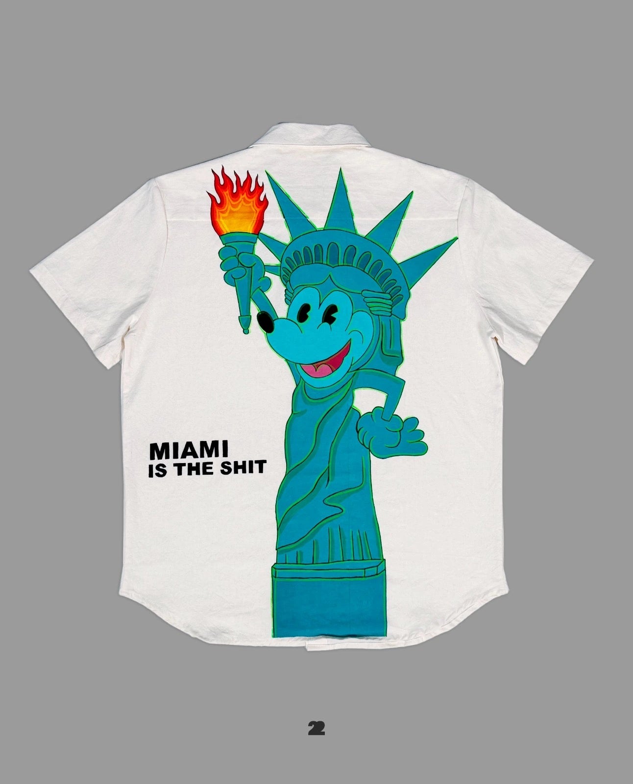 MIAMI IS THE SHIT (HAND PAINTED)