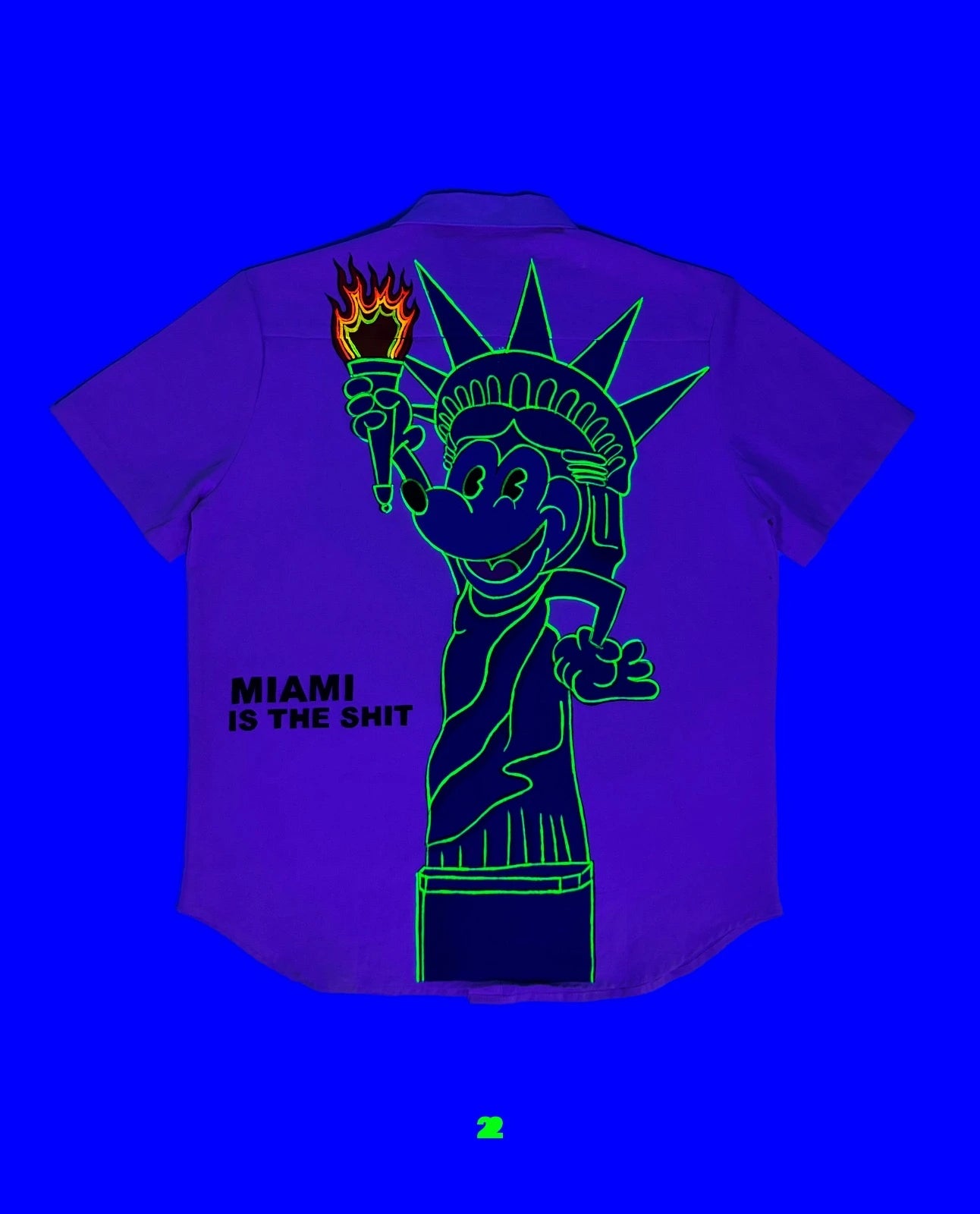 MIAMI IS THE SHIT (HAND PAINTED)