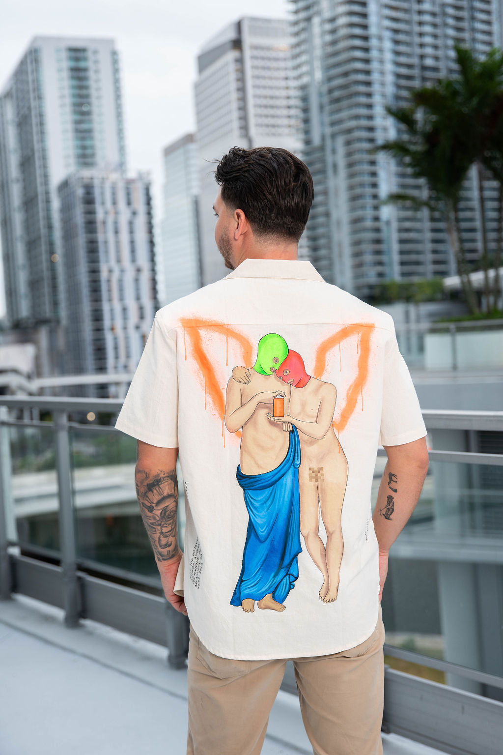 LOS AMANTES DEL ARTE (PINTADOS A MANO)