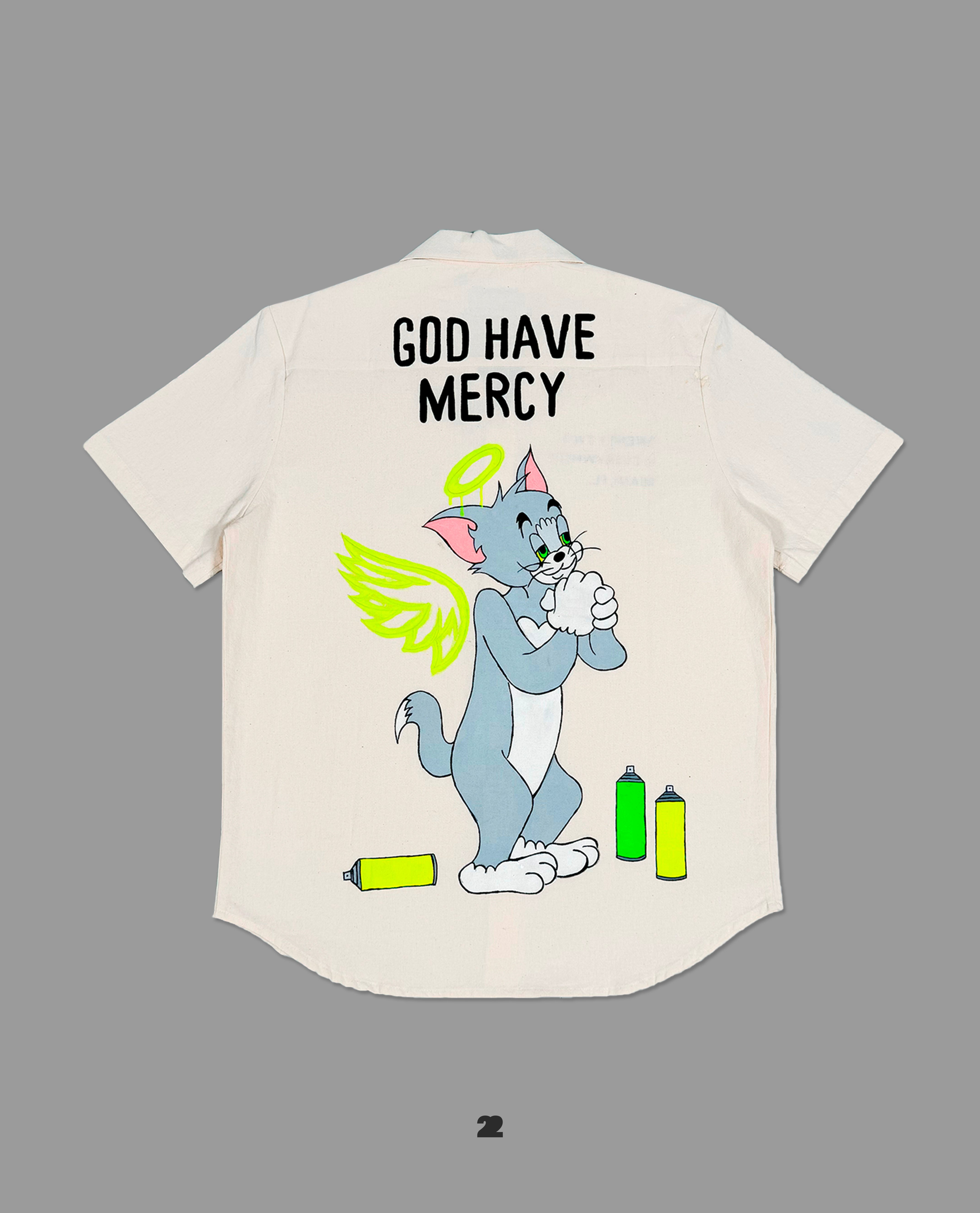 GOD HAVE MERCY (HAND PAINTED)