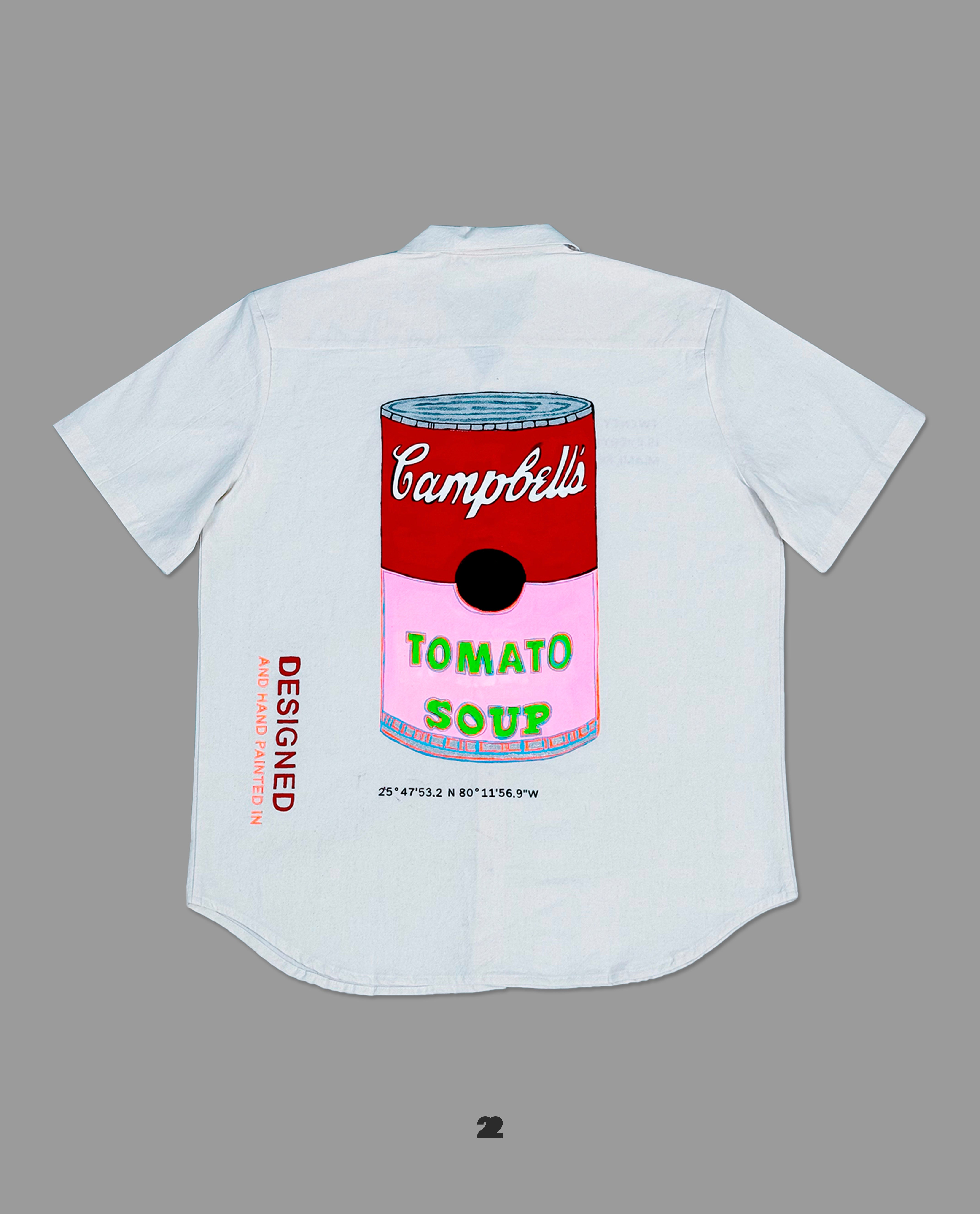 CAMPBELLS TOMATO SOUP (HAND PAINTED)